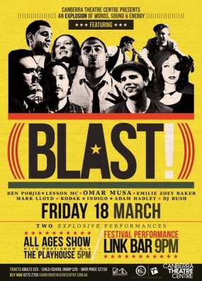 Blast, Canberra Theatre Centre 2011