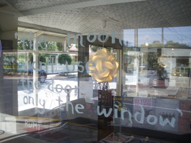 rumi window quote, Australian Poetry Cafe Poets residency